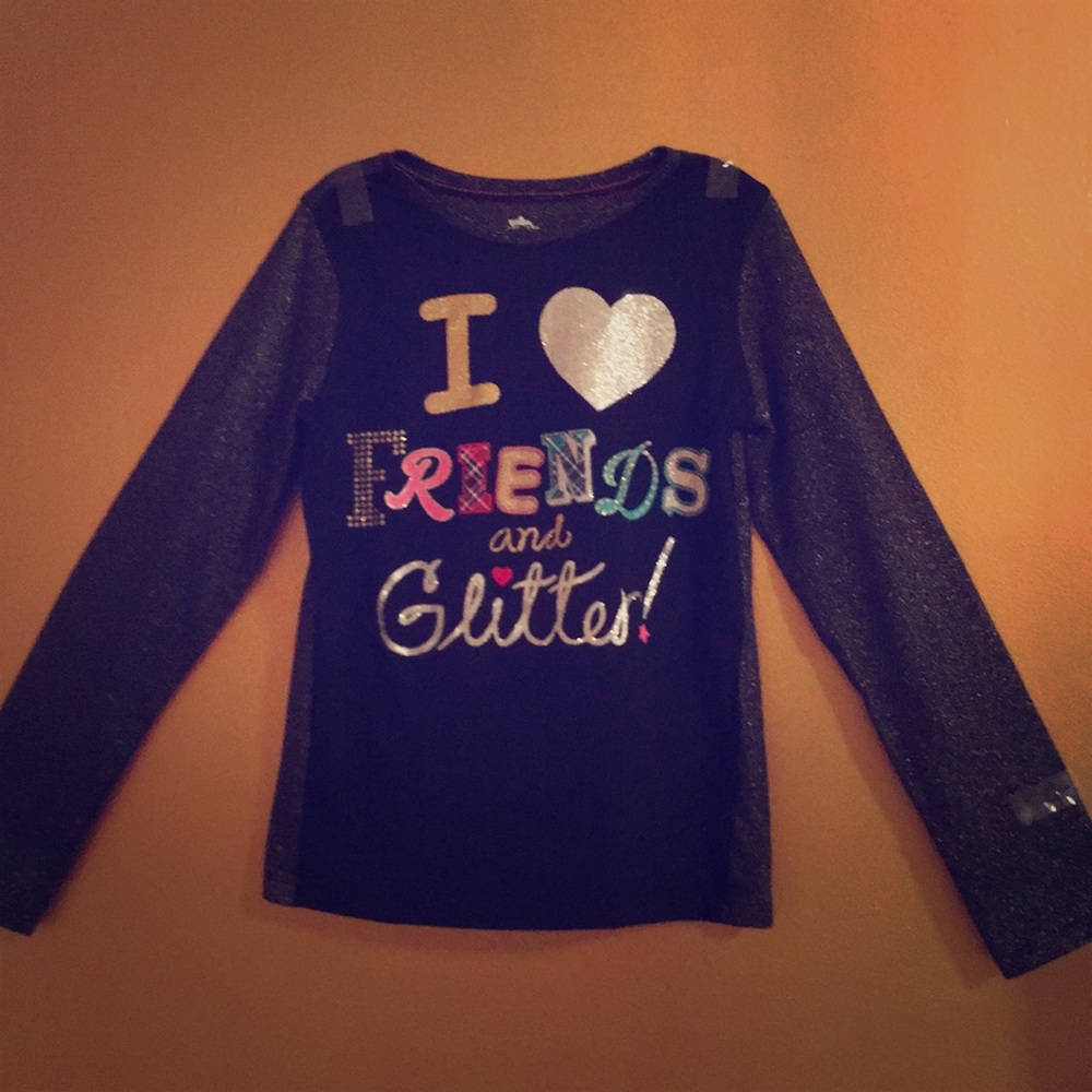 A long sleeve sparkle Lee T-shirt